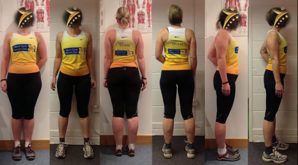 Female client fitness transformation